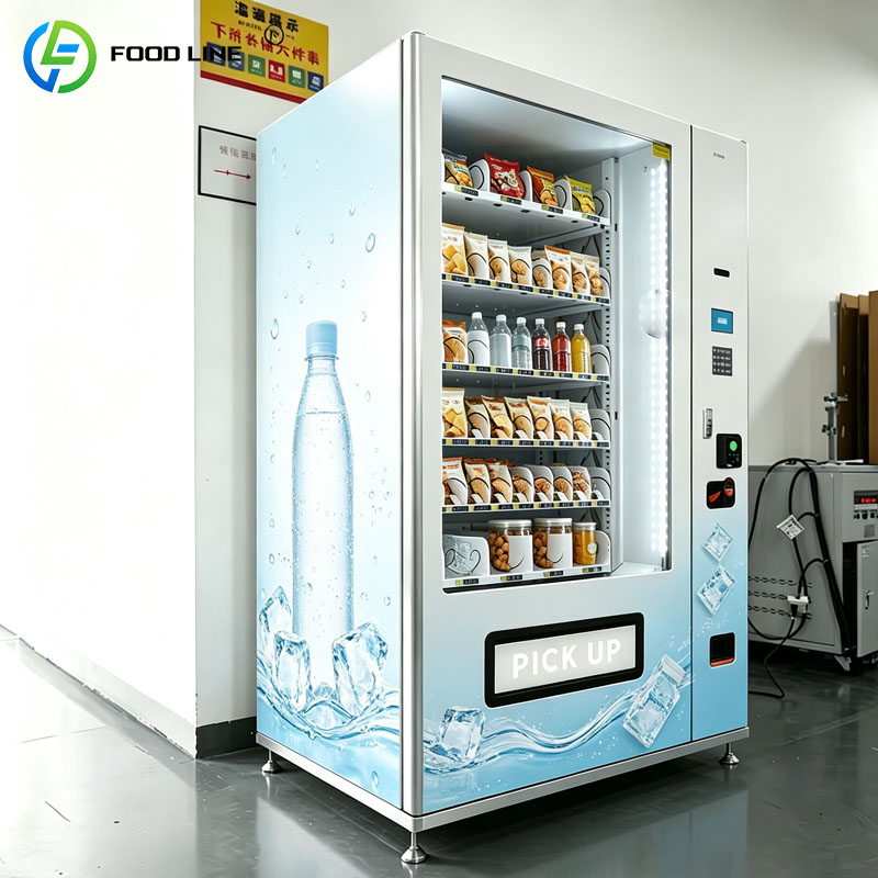 Food Snacks Drinks - 飲料自動販売機、自動スナック食品・ドリンクコンボ、冷蔵スマート商業用小売キオスク、カスタマイズ可能