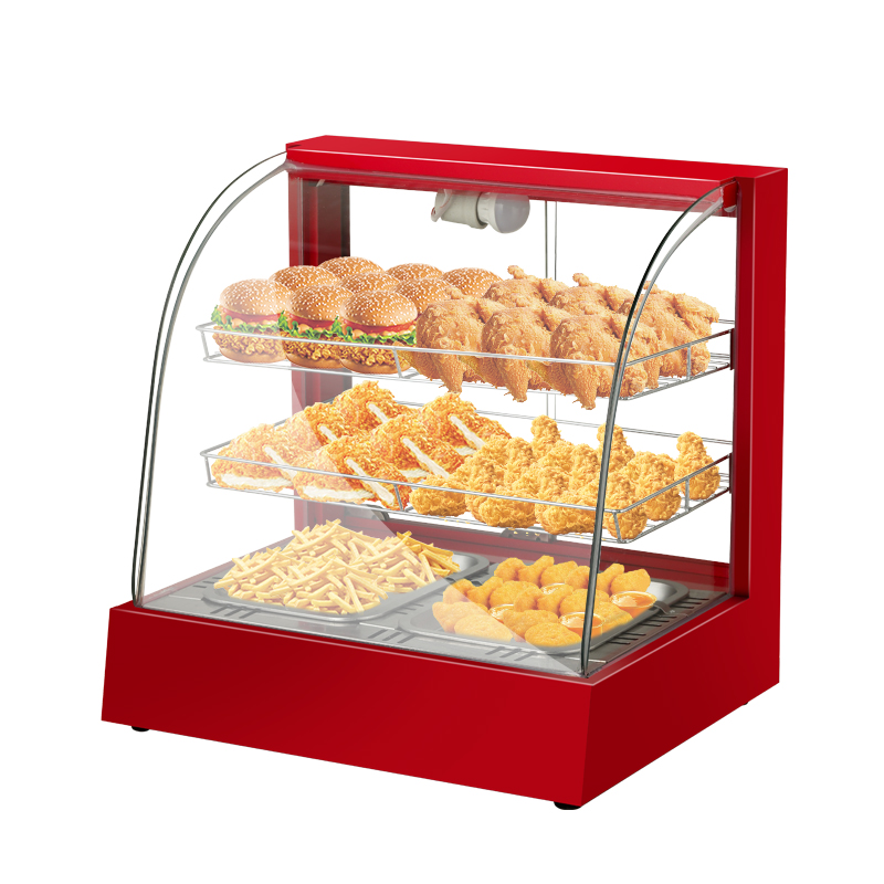 Snacks Food Warmer - レストラン用カウンター電気式食品保温ショーケース、パイ保温ディスプレイ、スナックマシンディスプレイ用食品加熱ショーケース