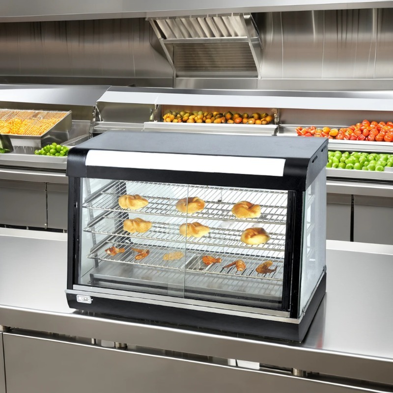 Snacks Food Warmer - 業務用ガラス製食品保温ショーケース 卓上保温ショーケース 温蔵ショーケース スナックマシン