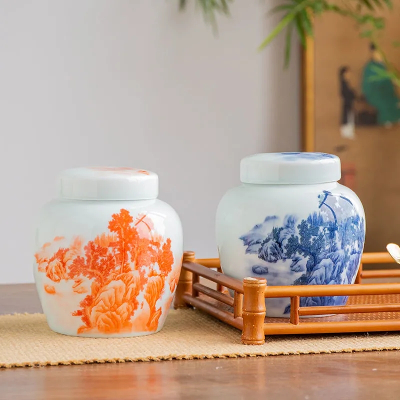 風景柄の茶葉・コーヒー保存缶 キッチン食品保存瓶 スナック・ - Dry Food Snacks のレビューと価格
