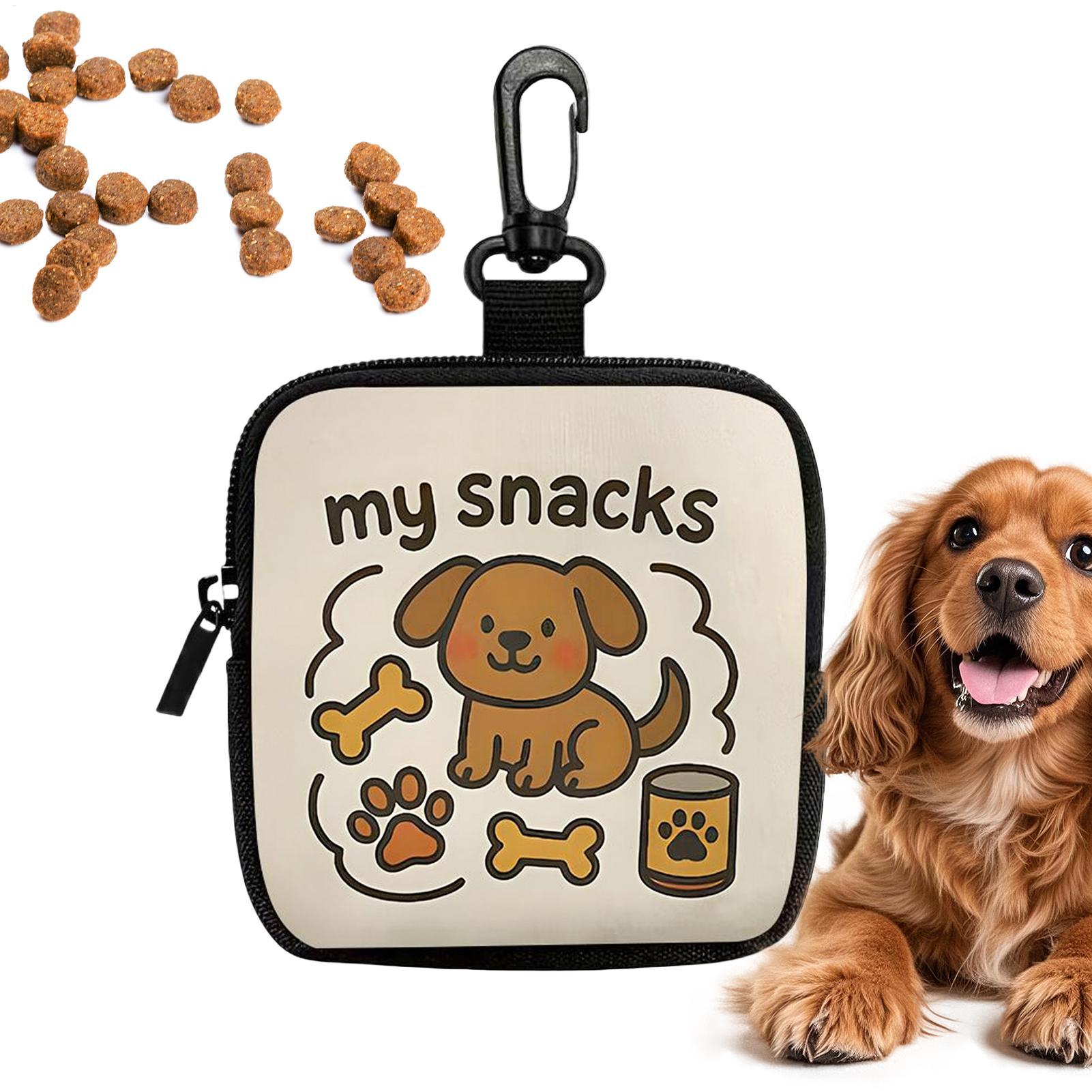 犬用おやつポーチ ポータブルフード収納ディスペンサー ペット - Food Snacks For Hiking のレビューと価格