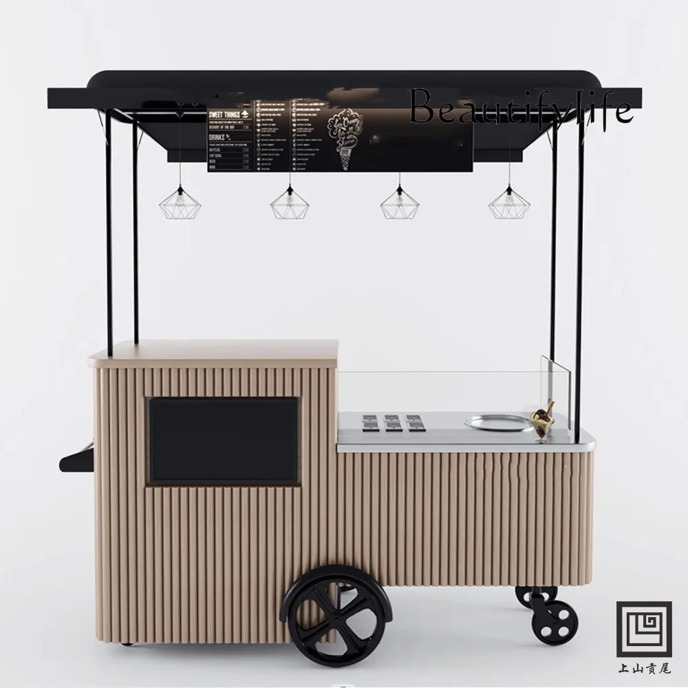 O 風景に映える移動式軽食カート 屋外フードカート ショッピ - Snacks Food Stall のレビューと価格