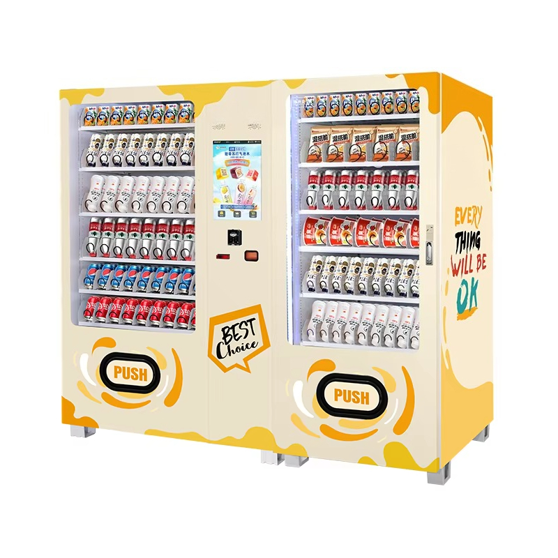 自動冷蔵飲料販売機スマート飲料スナック食品ディスペンサー商業 - Food Snacks In Usa のレビューと価格