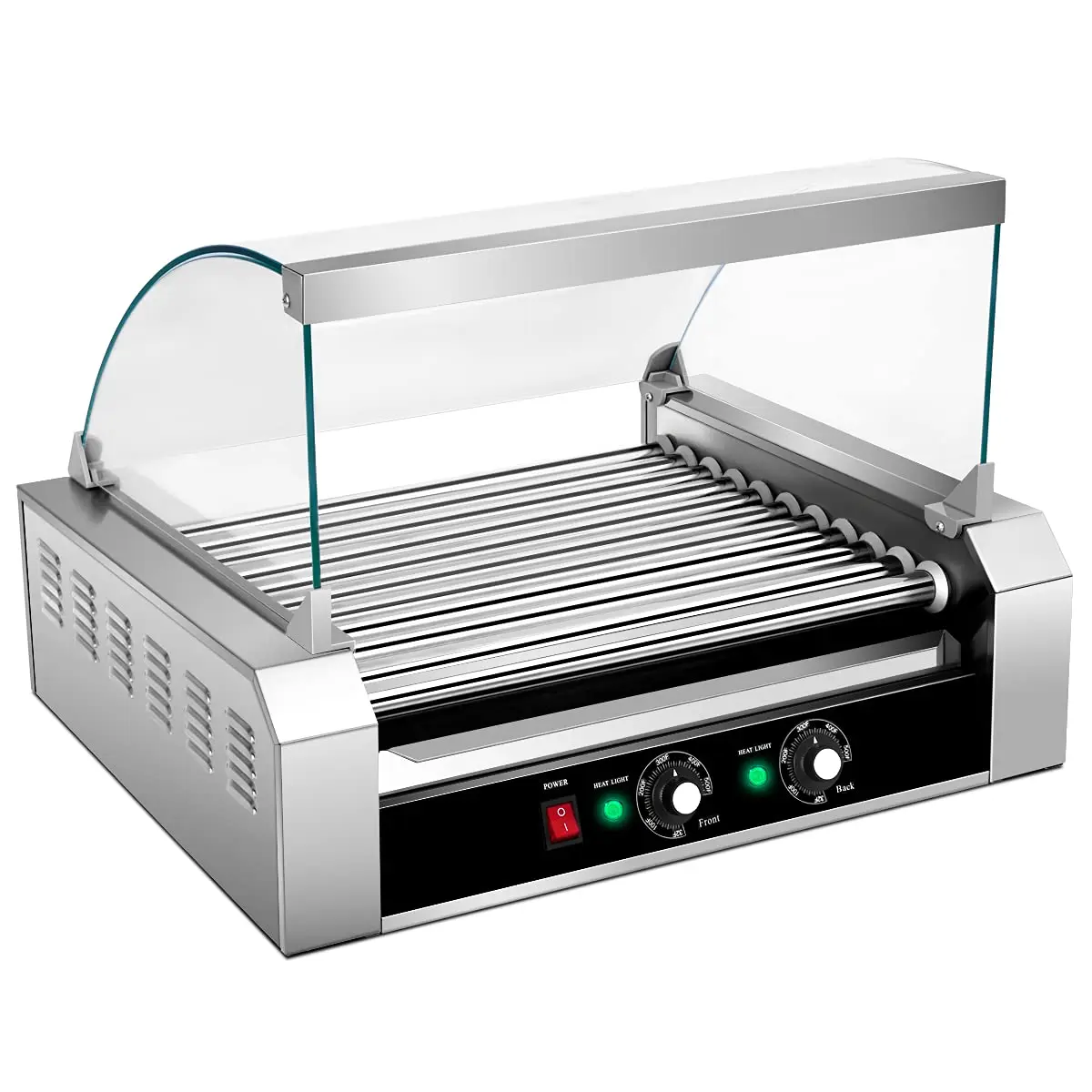 軽食店用品 電気ホットドッグ5/7/9/11/14ローラーグ - Snacks Food Warmer のレビューと価格