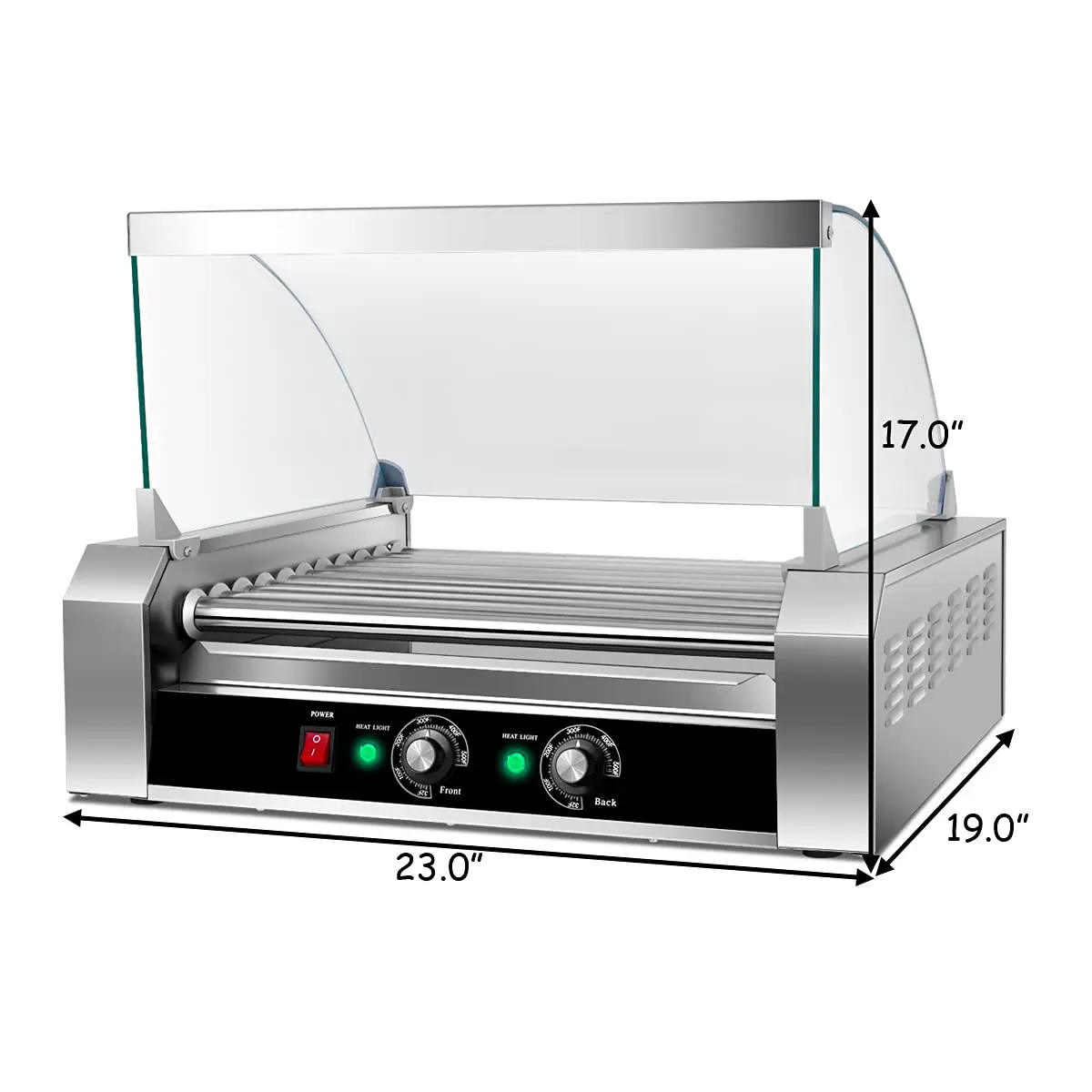 軽食店用品 電気ホットドッグ5/7/9/11/14ローラーグ - Snacks Food Warmer のレビューと価格
