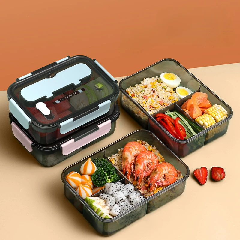 透明ランチボックス 子供用 食品保存容器 蓋付き 漏れ防止  - Snacks Food Warmer のレビューと価格