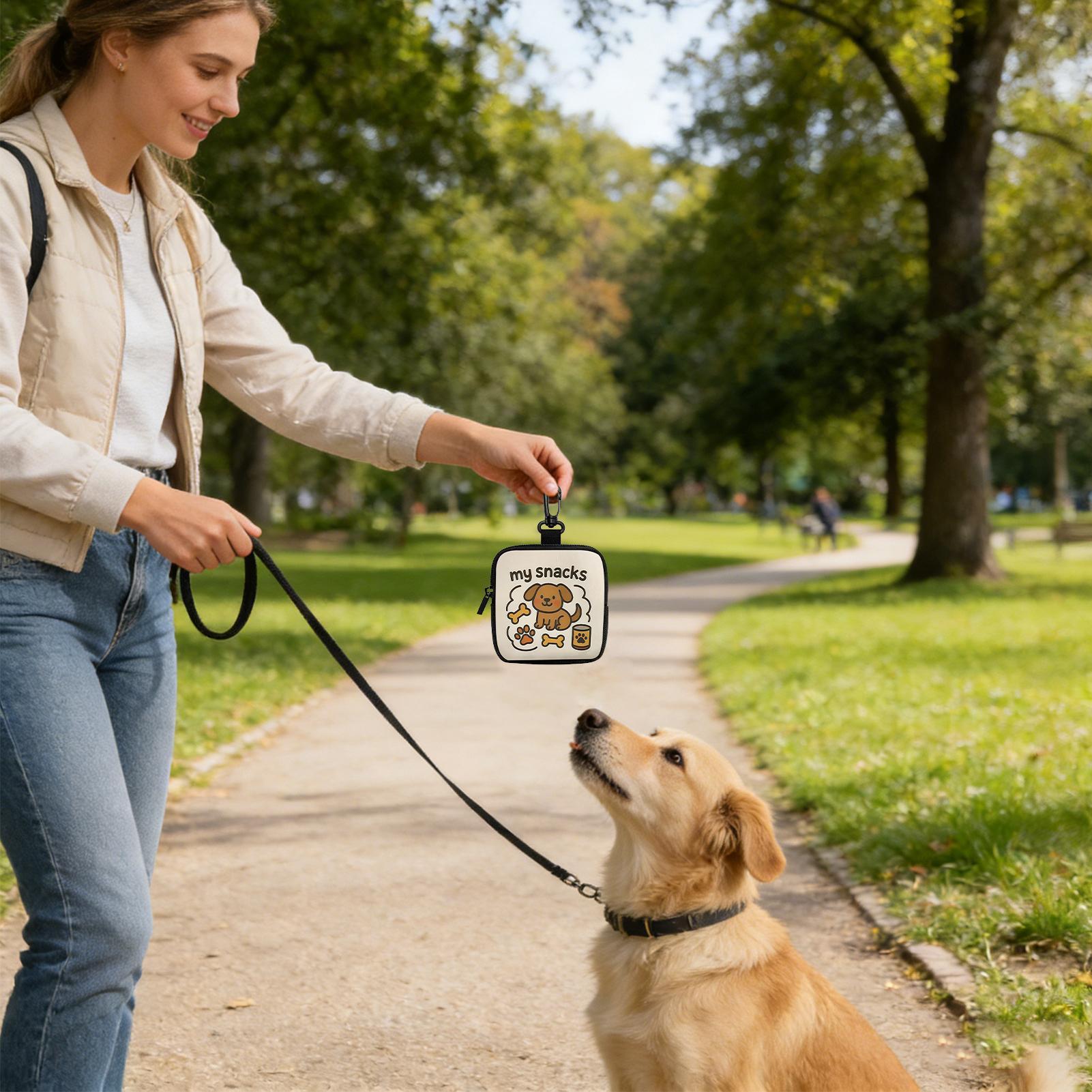 ポータブルドッグトリートバッグ子犬トレーニングスナックポーチ - Food Snacks For Hiking のレビューと価格
