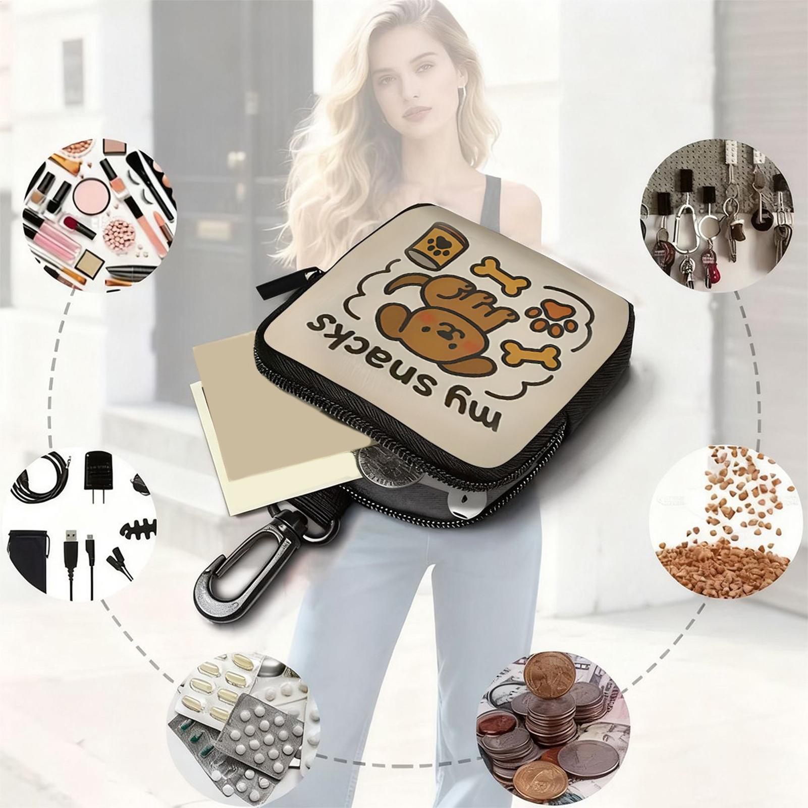 ポータブルドッグトリートバッグ子犬トレーニングスナックポーチ - Food Snacks For Hiking のレビューと価格